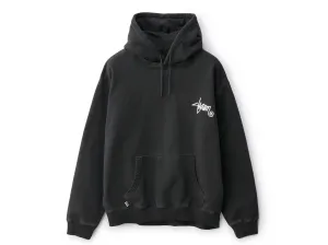 This Thing Dot Hooded Fleece - Washed Black