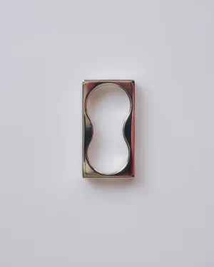Tom Wood Square Double Ring 925 Silver