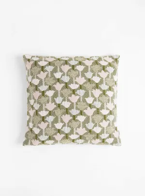 Tulppaani Cushion Rose/Olive