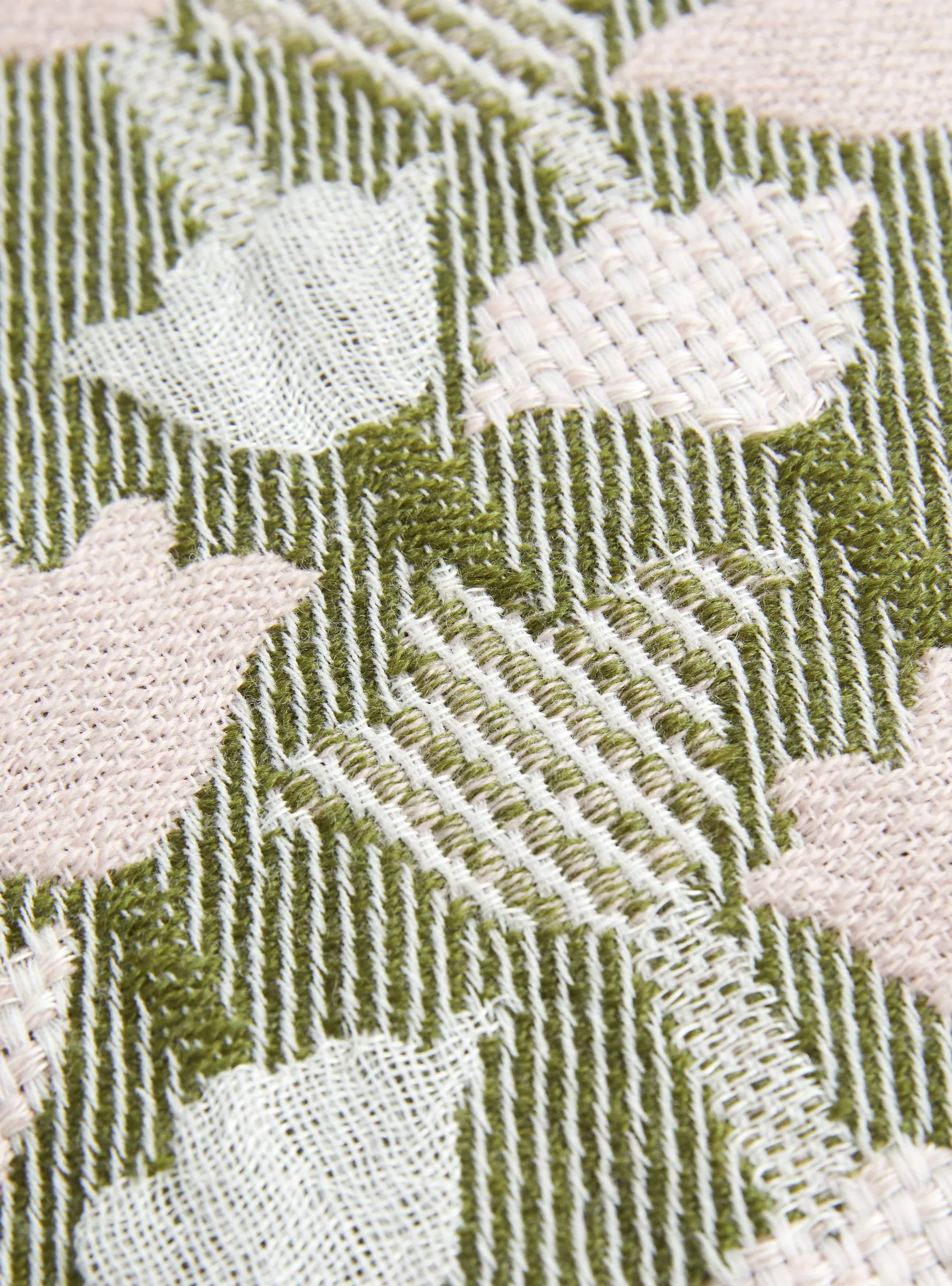 Tulppaani Cushion Rose/Olive