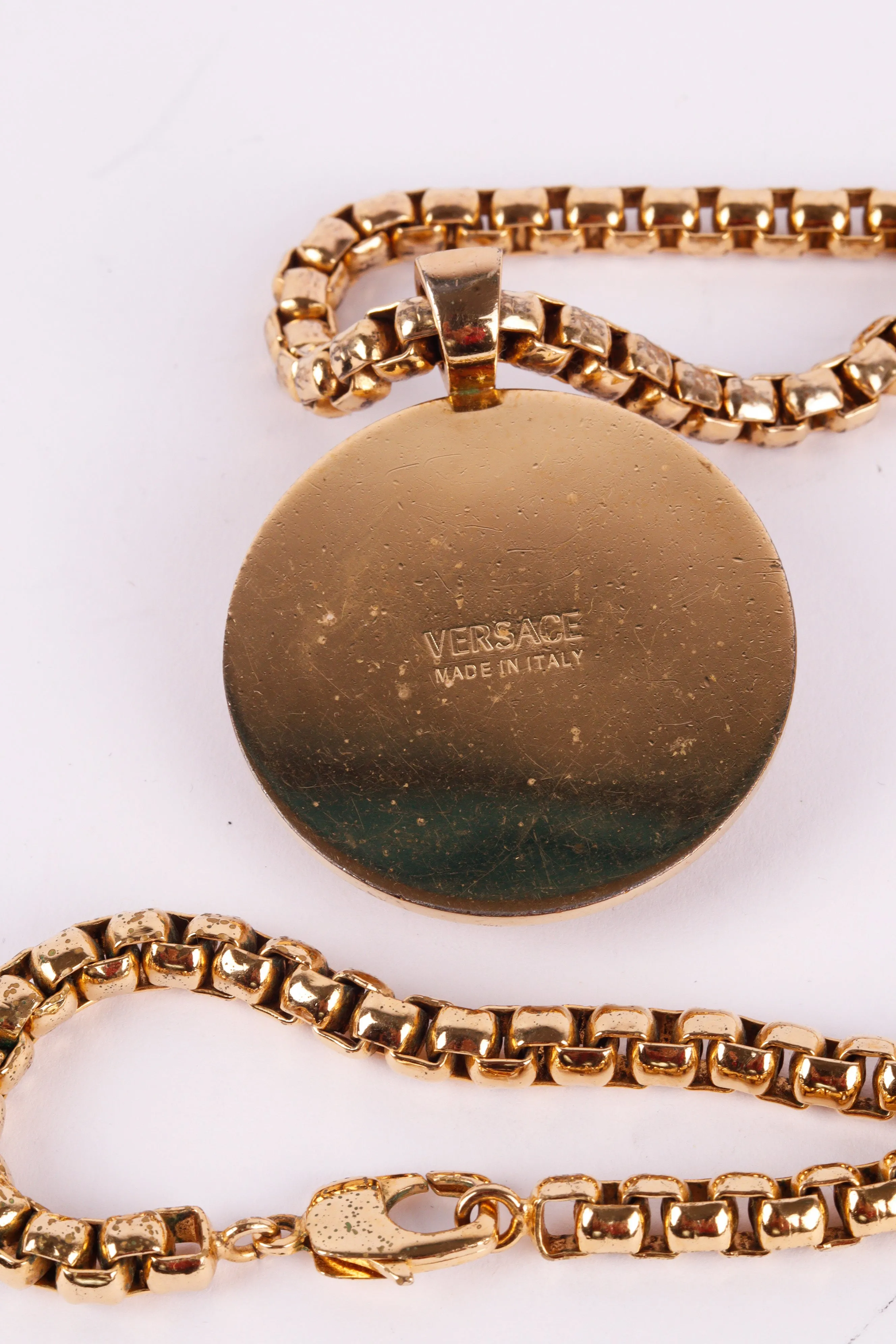 Versace SS17 'Medusa Medalion' Necklace Gold (2017)