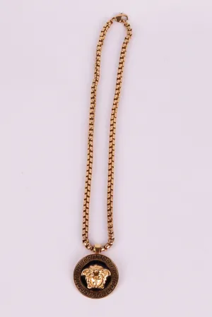 Versace SS17 'Medusa Medalion' Necklace Gold (2017)