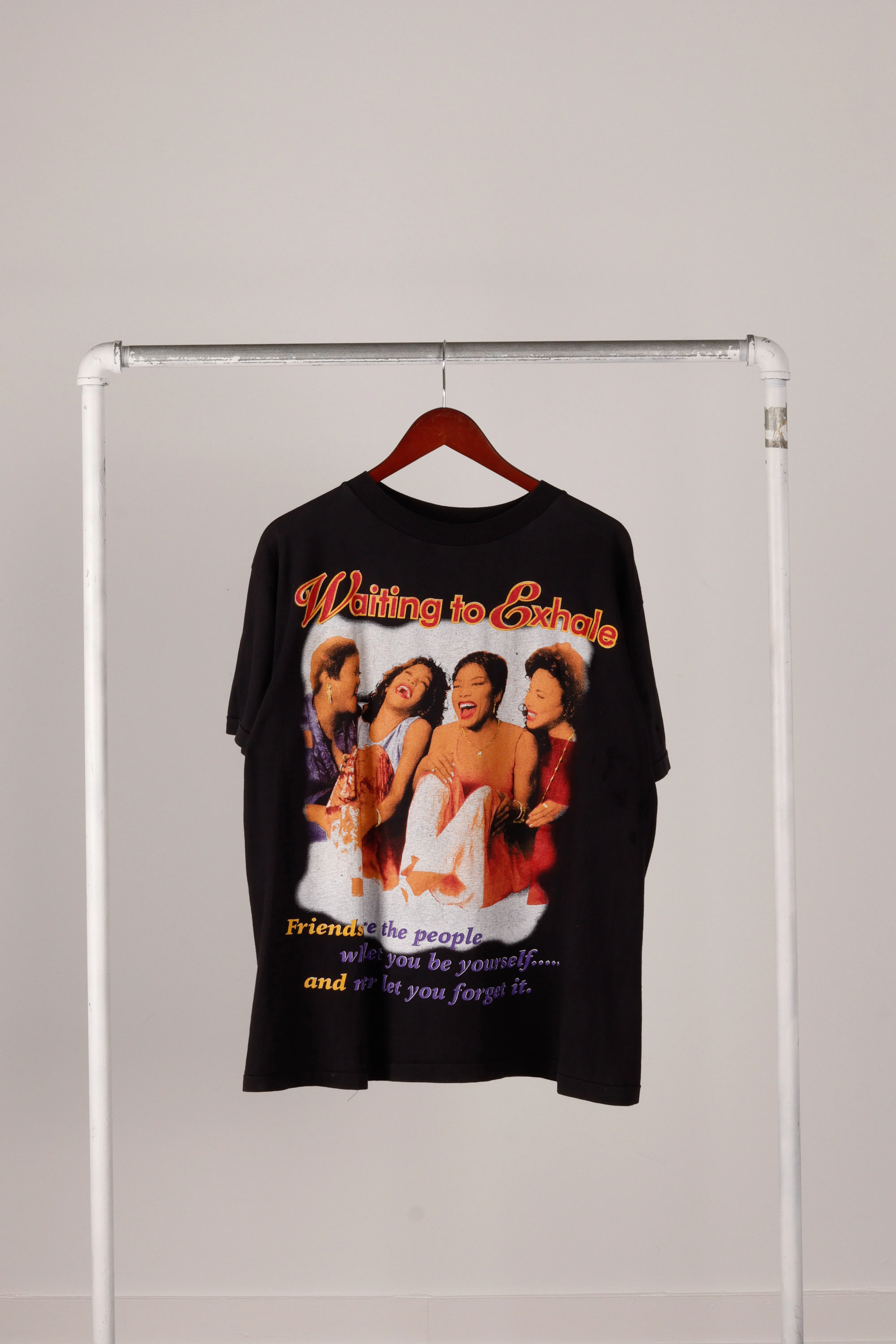 Vintage 1995 Whitney Houston 'Waiting To Exhale' Rap T-Shirt