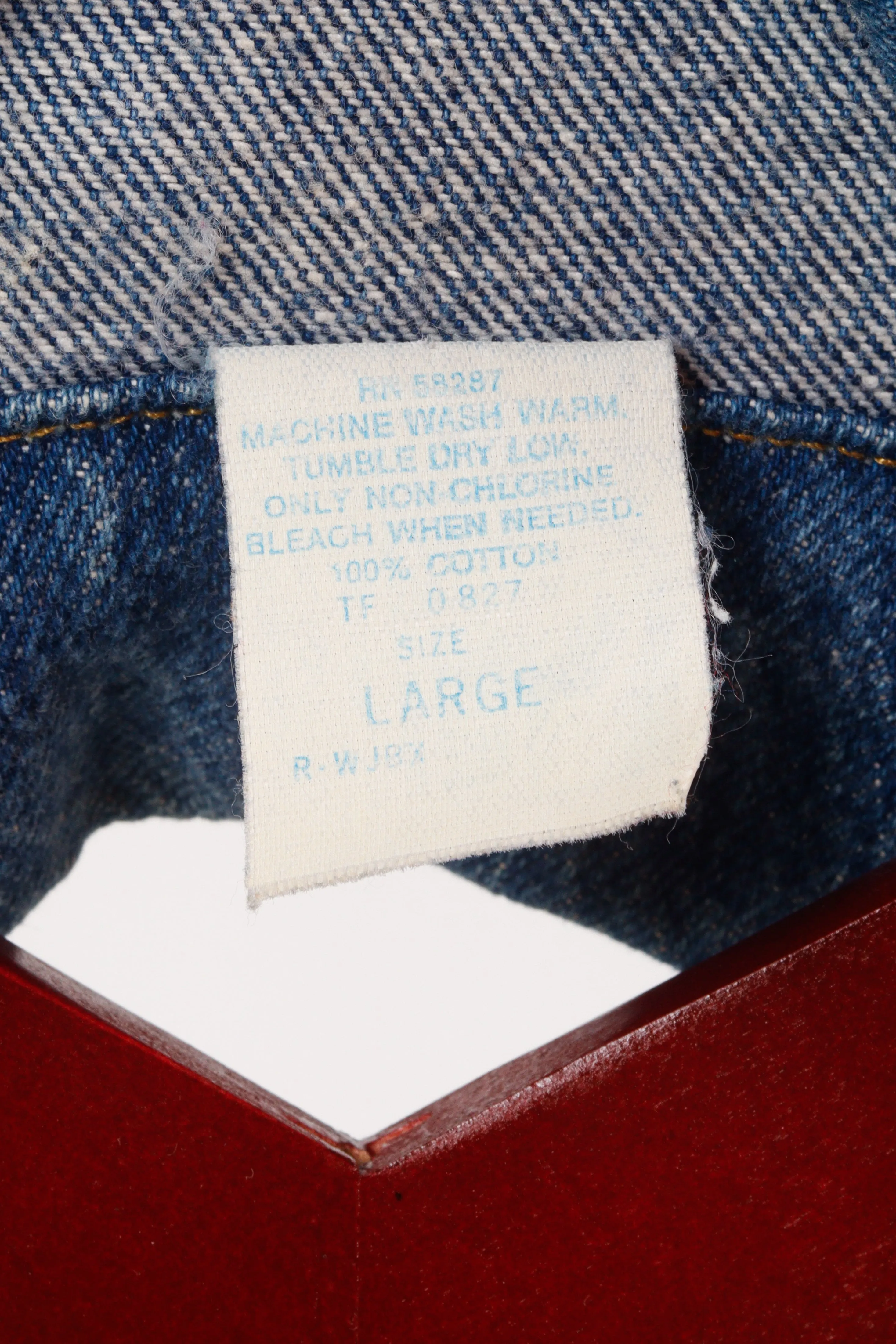 Vintage 70s Bristol Blues 'Hand Painted Cowboy Sooners' Denim Jacket Indigo