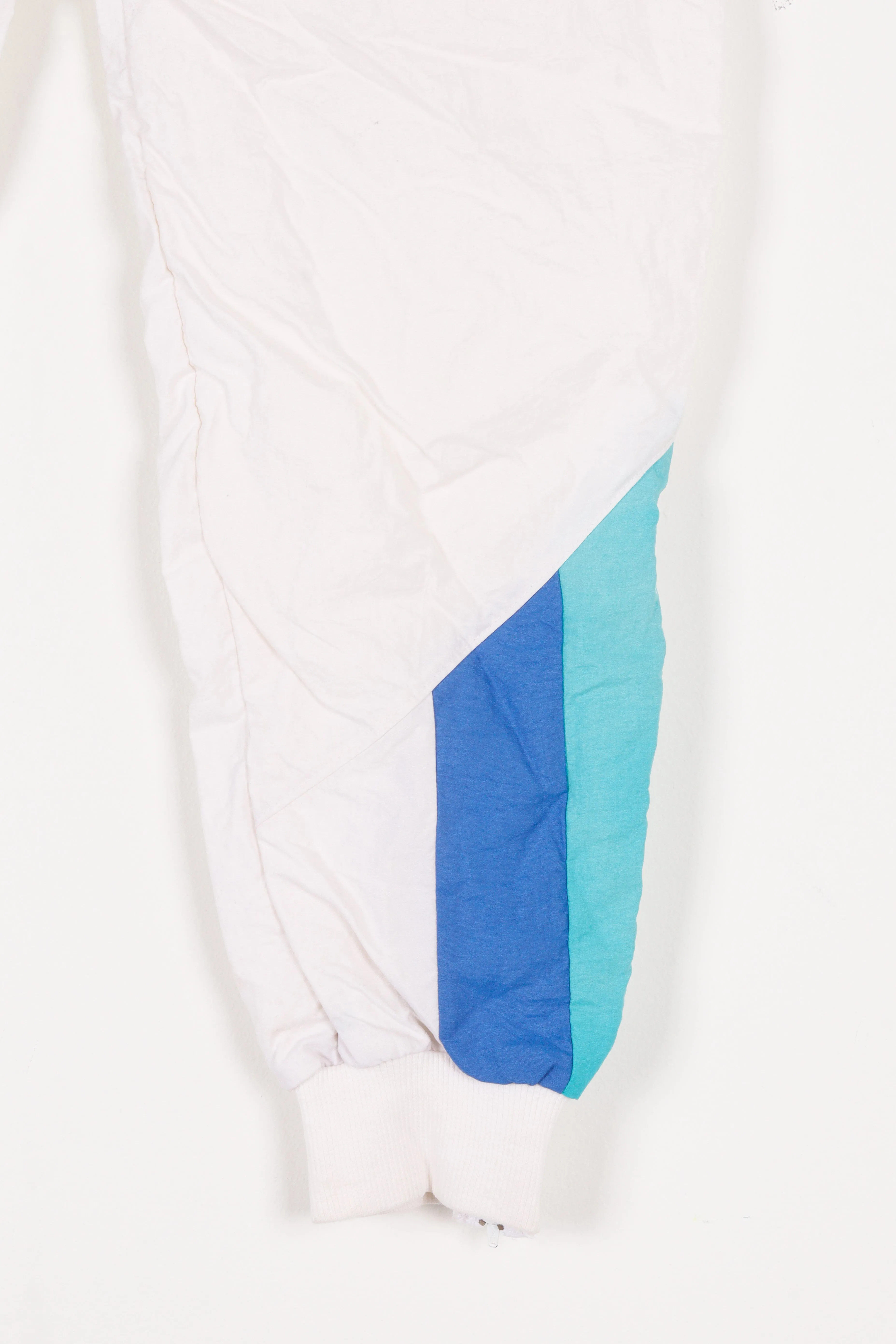 Vintage 90's Bally 'Embroidered Crest Logo' Track Pants White