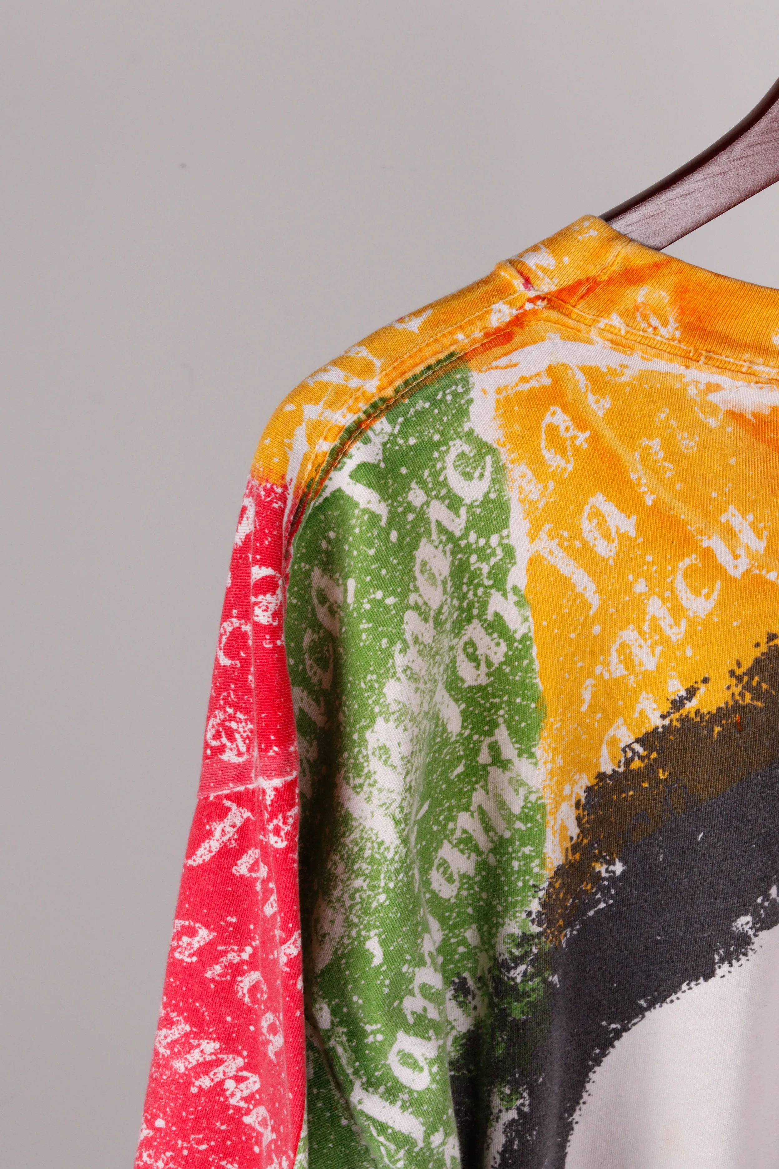 Vintage 90's Bob Marley 'Caricature All-Over Print' Tee