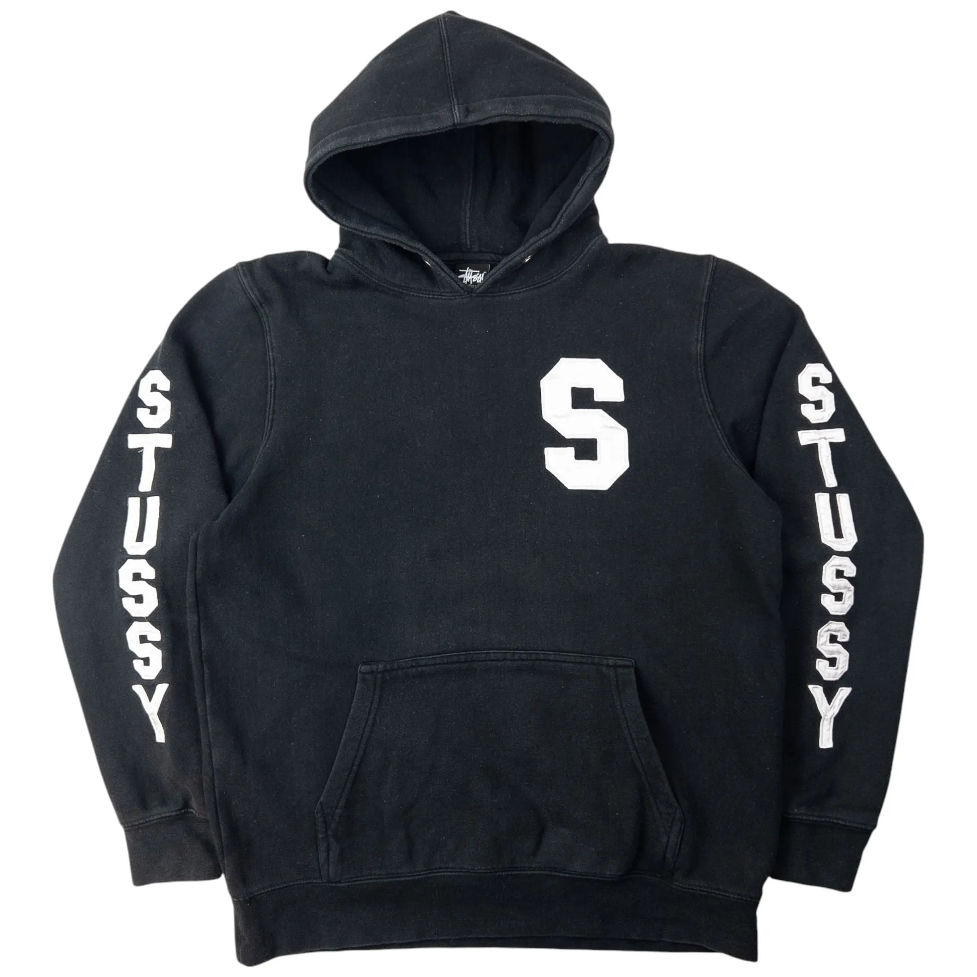 Vintage Stussy College Hoodie Size M