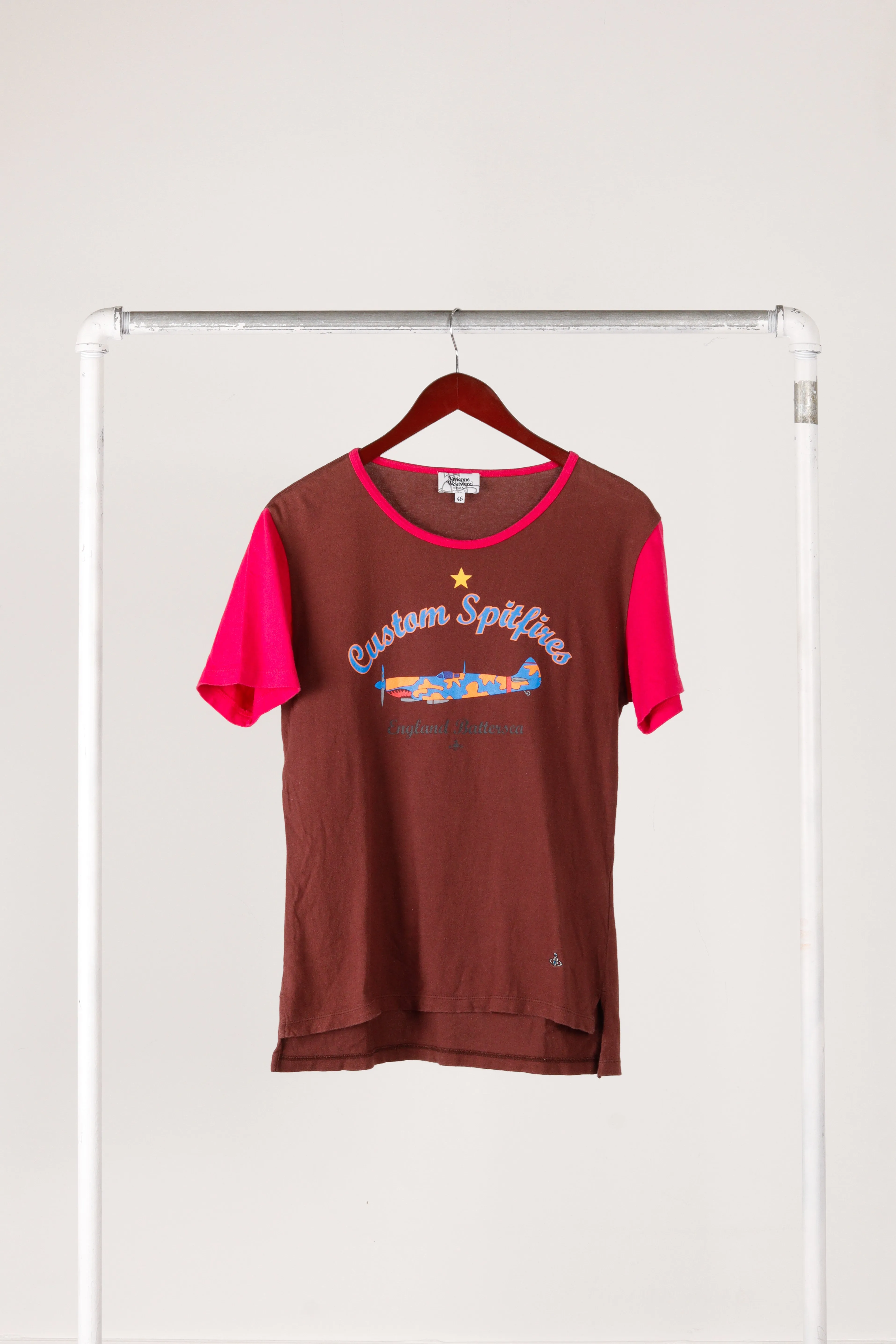 Vivienne Westwood MAN AW01 'Custom Spitfires' Raglan Top T-Shirt (2001)