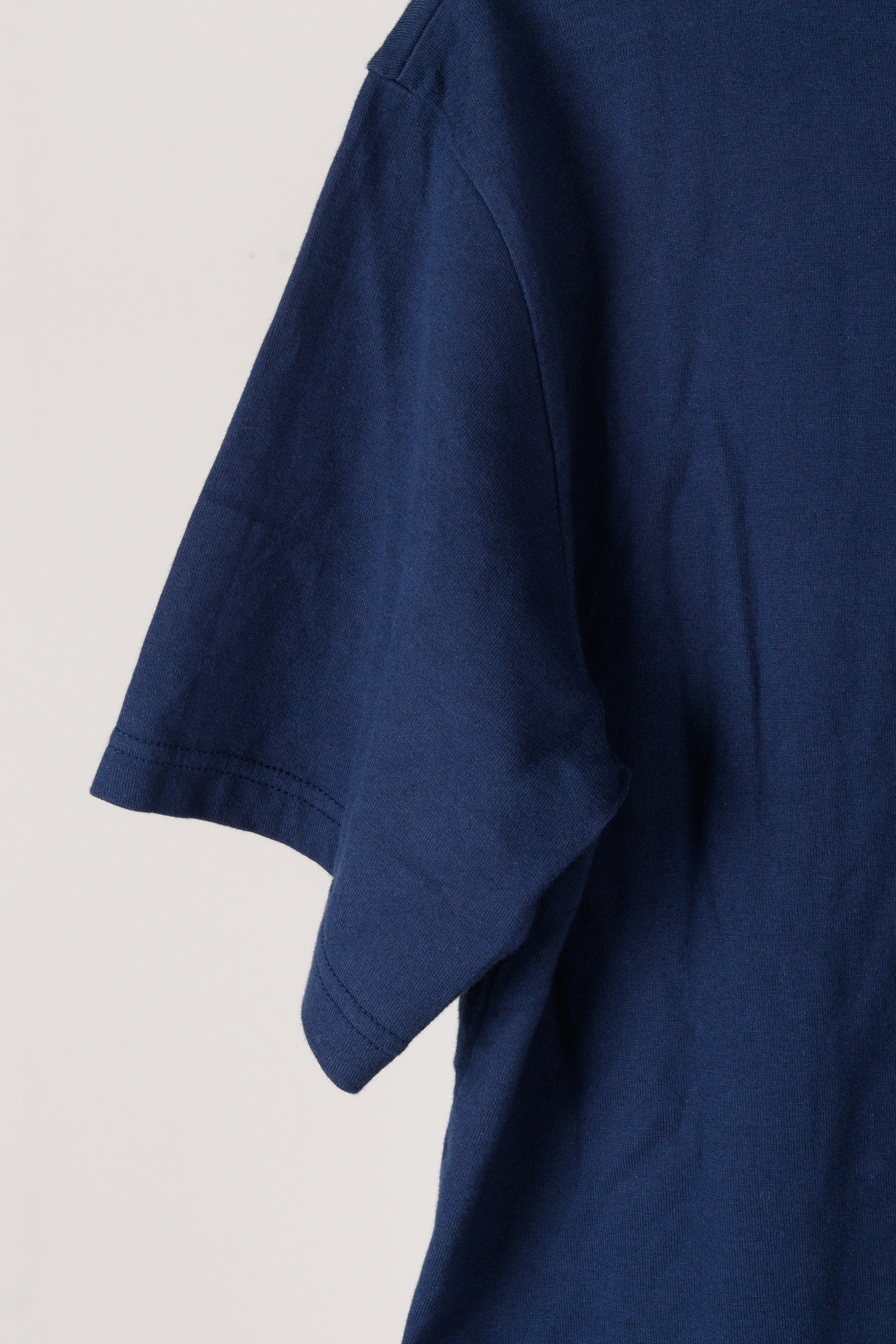 White Mountaineering FW13 'Wool Cable Knit Pocket' T-Shirt Navy (2013)