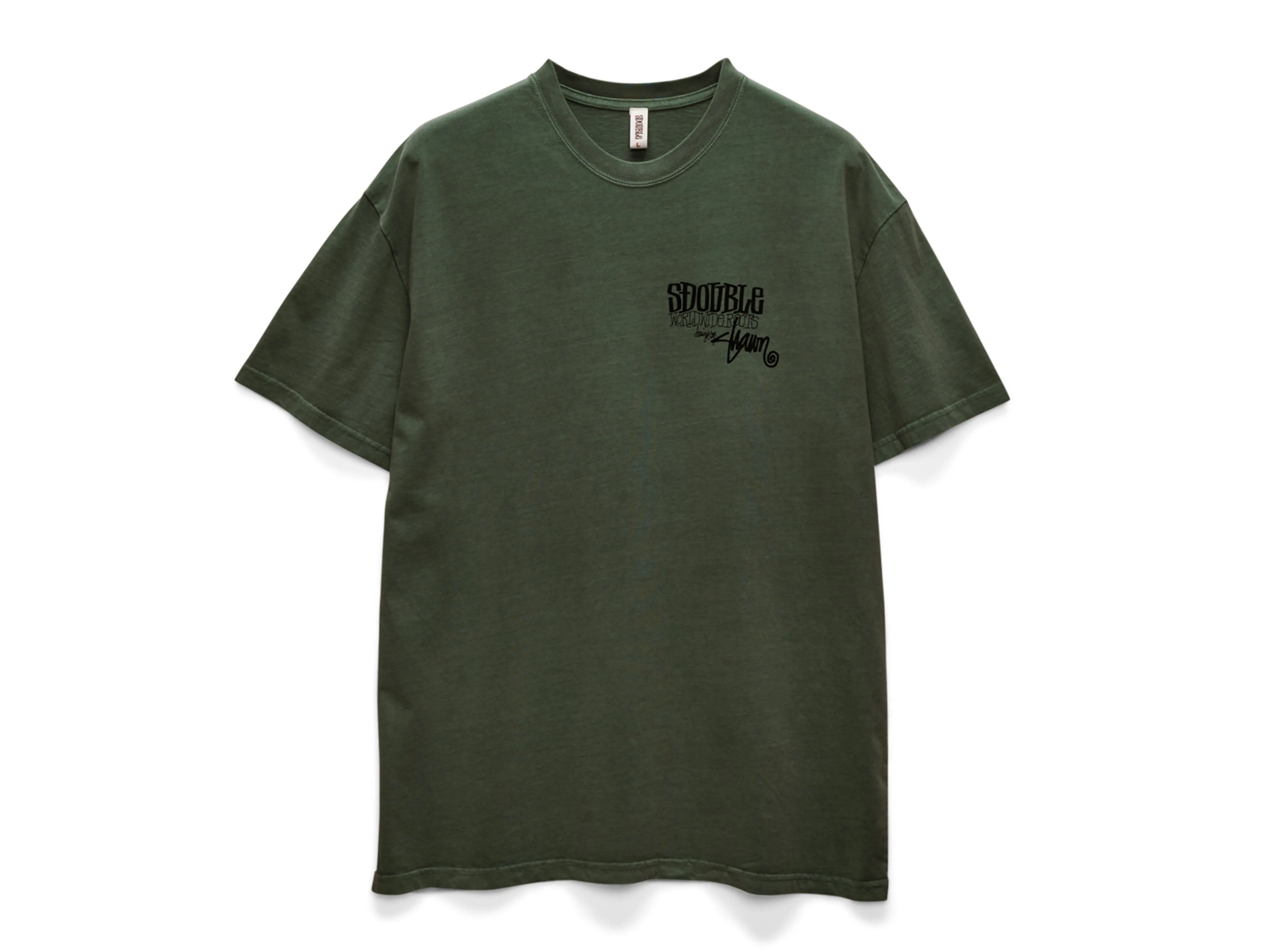 World Wide Roots T-Shirt - Washed Forest