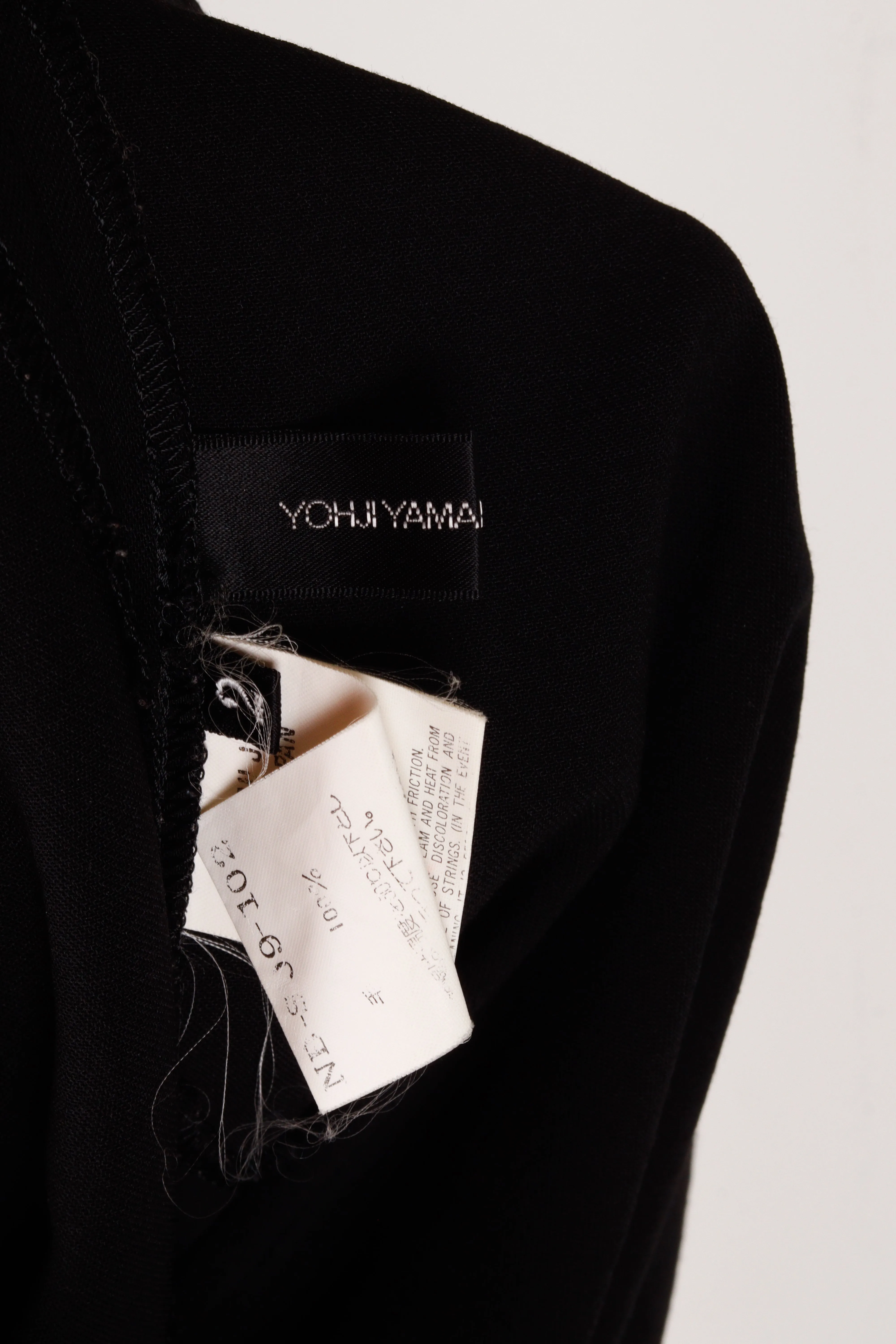 Yohji Yamamoto Noir SS00 'Lanie Wool Pencil' Skirt Black (2000)