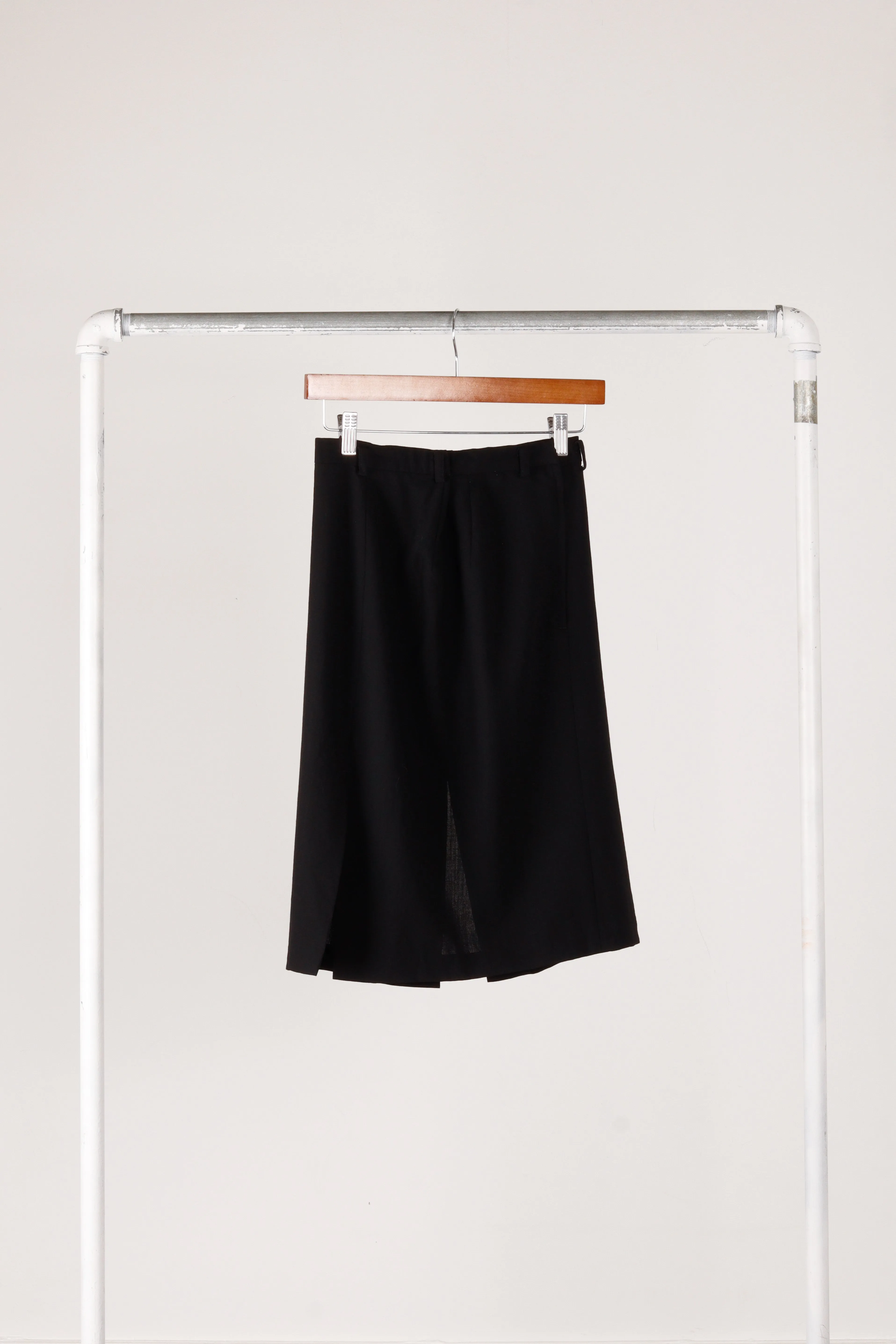 Yohji Yamamoto Noir SS00 'Lanie Wool Pencil' Skirt Black (2000)
