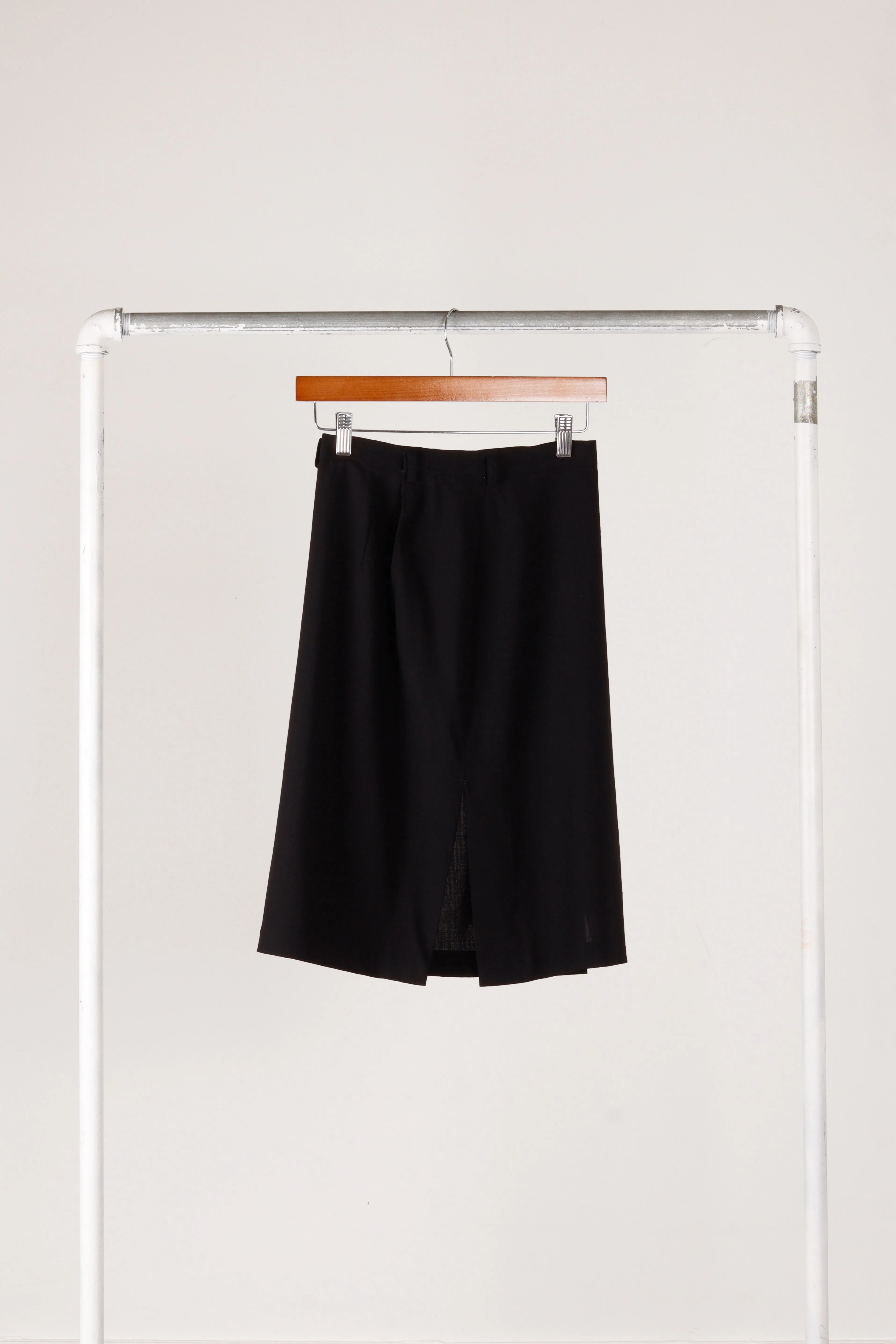 Yohji Yamamoto Noir SS00 'Lanie Wool Pencil' Skirt Black (2000)